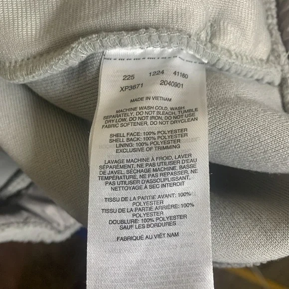 Columbia Womens Sherpa 1/4 Snap Crop Fleece Pullover Tan White Soft Warm Small - Picture 7 of 8